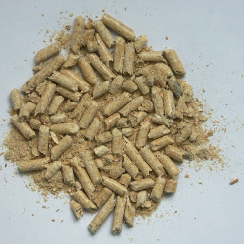 vllig zerfallene Pellets